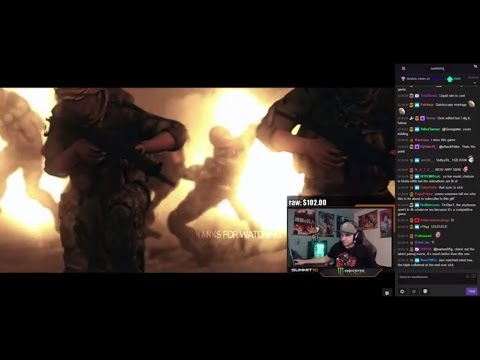 Summit1g reacts to NikkyyHD - "sViix" (COD4 MW Fragmovie )