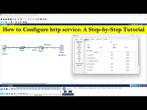 How to configure HTTP service | Step-by-Step Guide: Setting up HTTP Service in Packet Tracer