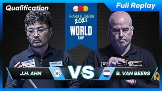 Qualification - Ji Hun AHN vs Barry VAN BEERS (Sharm El Sheikh World Cup 3-Cushion 2021)