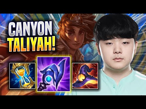 CANYON IS A GOD WITH TALIYAH! - DK Canyon Plays Taliyah JUNGLE vs Wukong! | Season 2022