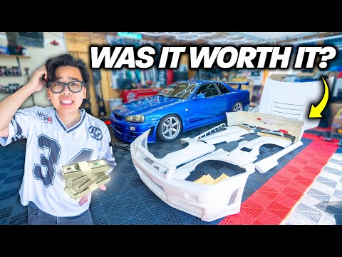 I Bought a $30,000 Body Kit For My Nissan Skyline!