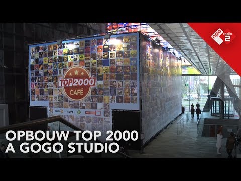 Opbouw Top 2000 a gogo studio in Beeld & Geluid