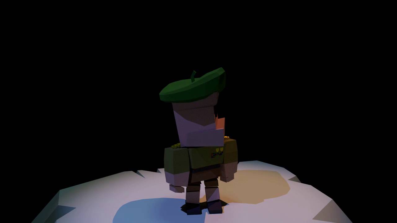 Blender: Dancing soldier 