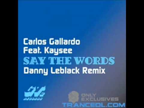 Carlos Gallardo-Say the Words(Danny Leblack Remix)