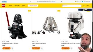 LEGO Imperial Lambda Shuttle, Up-scaled Darth Vader, AT-RT Driver Helmet thoughts! #NotSponsored
