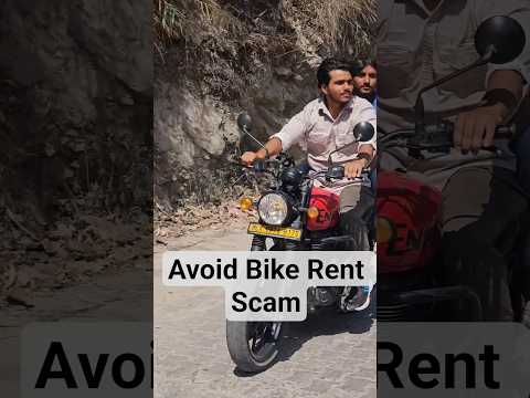 Avoid Bike Rent Scam Easy way | Tips to Save Money #minivlog #ytshorts #rishikesh #bikerent