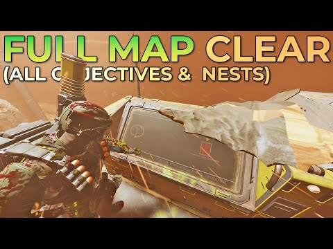 Helldivers 2 - Full Map Clearing Loadout (All Nests, Solo, Helldive Difficulty)