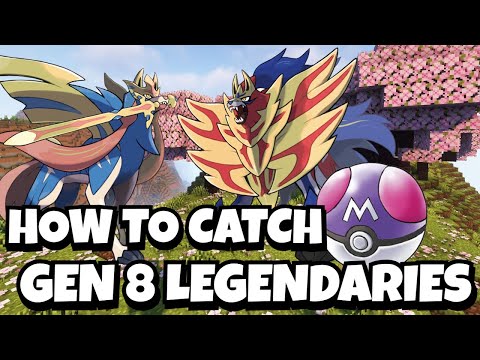 How To Catch EVERY Generation 8 LEGENDARY in Pixelmon!