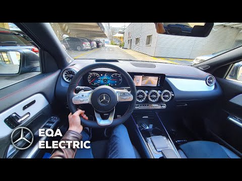 2021 Mercedes EQA Electric Test Drive Review POV
