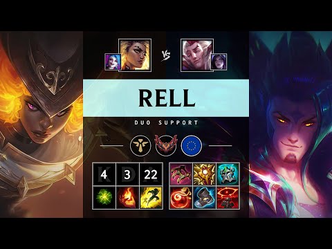 Rell Support vs Rakan - EUW Grandmaster Patch 14.23
