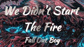 Fall Out Boy - We Didn&#39;t Start The Fire (KARAOKE VERSION)