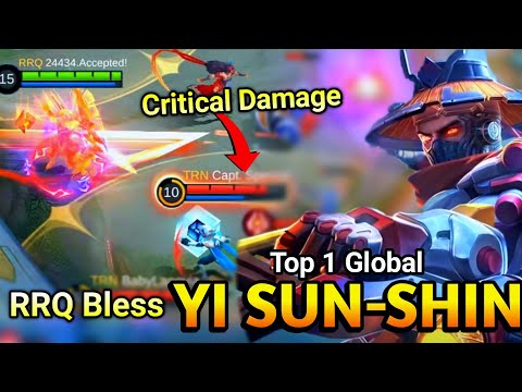 90% Winrate YSS Gameplay | Top 1 Global Yi Sun Shin RRQ Bless - MLBB