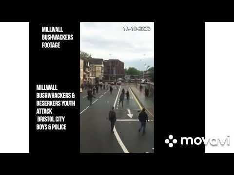 🇬🇧 BRITISH FOOTBALL HOOLIGANS - Millwall Bushwackers run Bristol City out of their own town
