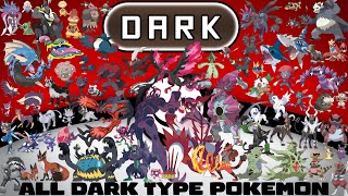 Every Dark Type Pokémon Mean Type!