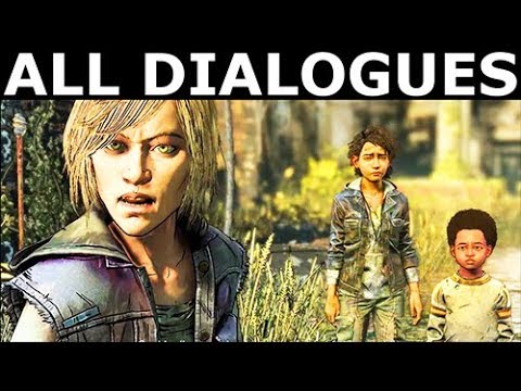 Accused AJ Attends The Funeral - All Dialogues - The Walking Dead Final Season 4 Episode 2