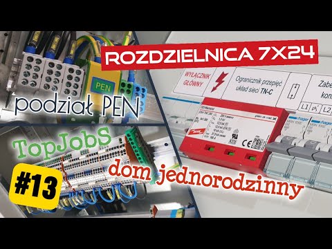 Distribution Board #13: Overview of a 7x24 distribution board for a single-family home. TopJobS, ...