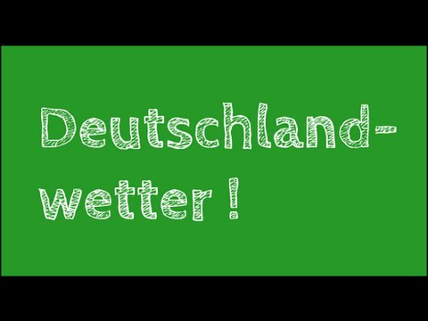 Deutschlandwetter für den 06.08.2014 mit Trend