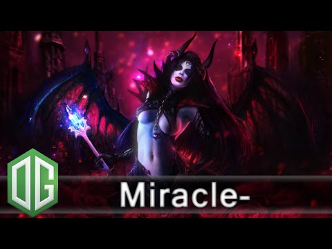 OG. Miracle- Queen of Pain Gameplay - Ranked Match - OG Dota 2