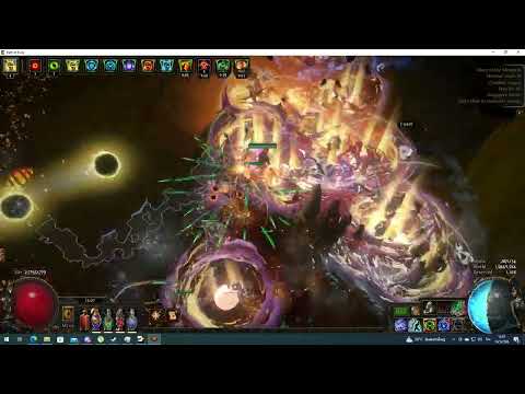 POE 3.21 - EK ignite Elementalist - Mapping Minotaur