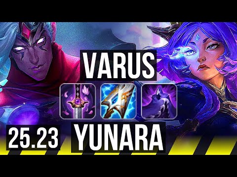VARUS & Neeko vs YUNARA & Elise (ADC) | KR Master | 25.23