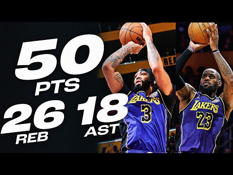 LeBron (TRIPLE-DOUBLE) & AD (29 PTS) GO OFF vs Wizards! | January 21, 2025