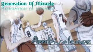 Kuroko No Basket Ending 6 (Ambivalence) Screen Mode Staranim☆amv indonesia