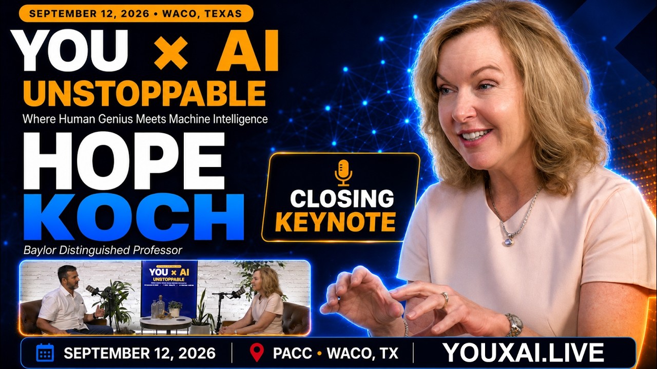  Hope Koch Closing Keynote at YOU x AI: The Future of Business, Technology & AI
