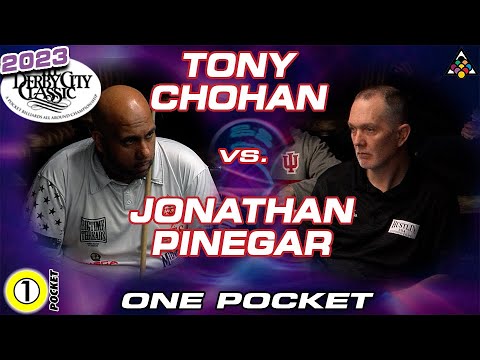 One Pocket - TONY CHOHAN vs JONATHAN PINEGAR - 2023 Derby City Classic