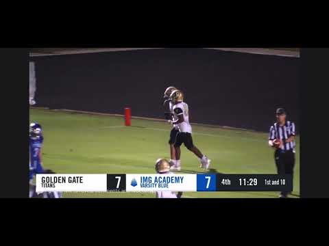 Cristian Chicas TD against IMG Blue