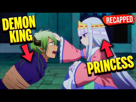 👑A Cute Princess is Kidnapped by a Super Shy Demong King😈 Anime Full Recap