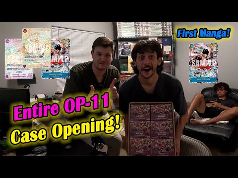 Case Opening Of OP-11 A Fist Of Divine Speed / WE FINALLY PULLED A MANGA