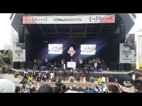 VALLES-T VS DUNKEL/RED BULL BATALLA DE LOS GALLOS/2016/COLOMBIA/SEMIFINAL/FINAL NACIONAL HD 1080