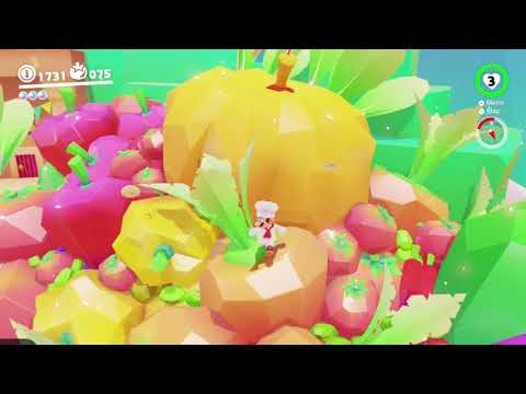 Super Mario Odyssey 100% Walkthrough (All Power Moons & Coins) - Luncheon Kingdom Complete! - Pt 23