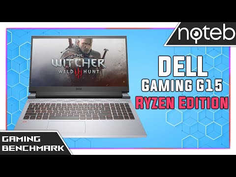 Dell Gaming G15 5515 - The Witcher 3 Gameplay Benchmark (Ryzen 5 5600H, RTX 3050)