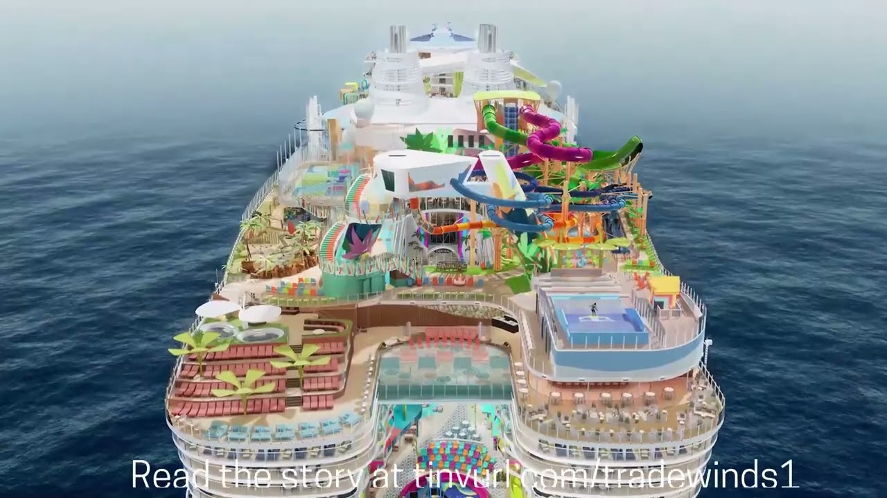 Icon revealed: Royal Caribbean gives sneak peek of what will be world’s biggest cruise ship