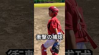 ショーバンを上手くキャッチする小5捕手 #shorts