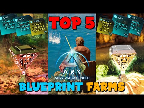 TOP 5 BEST Blueprint & Loot Farms In ARK: Survival Ascended | Full Guide!