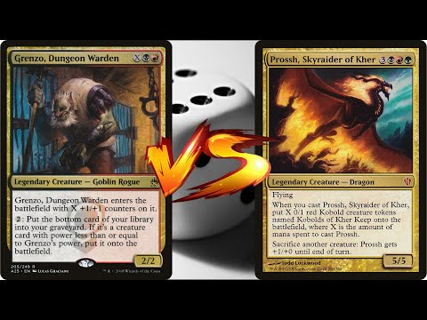 Grenzo VS Prossh - MTG EDH Duel Commander Cartes Magic