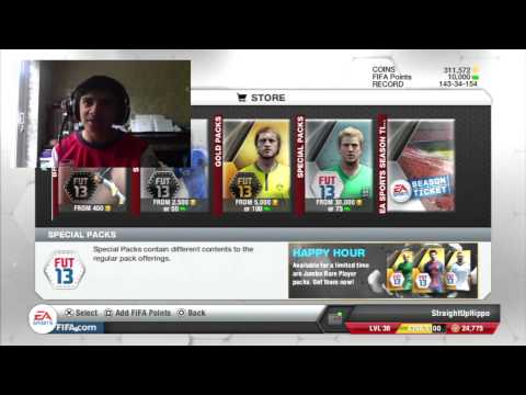 FIFA 13 Pack Opening TOTS Serie A - 100k Nose Pack ft FaceCam