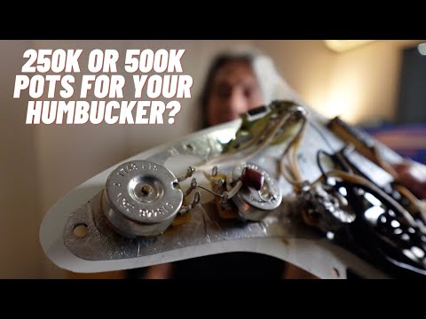 Bridge Suhr Thornbucker With 250k And 500k Pots Comparison On A Strat. How Different Do They Sound?