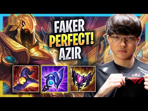 FAKER PERFECT GAME WITH AZIR! - T1 Faker Plays Azir MID vs Akshan! | Season 2023