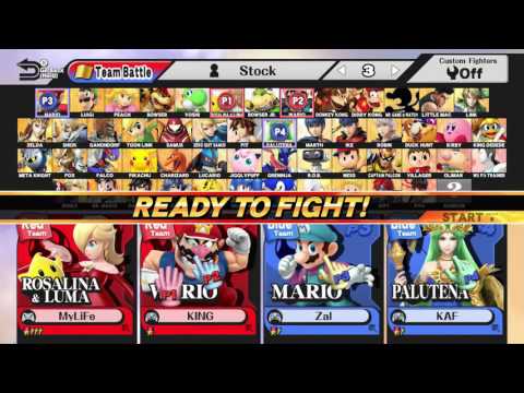 SSB4 doubles @ BZ 23/10: MyLife & King Wario vs Zolain & KAF - LR6