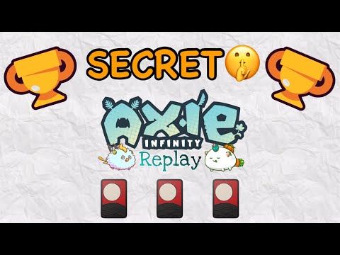 TOP RANK 1 MEDYOSTRONG SECRET AXIES CARDS - REPLAY