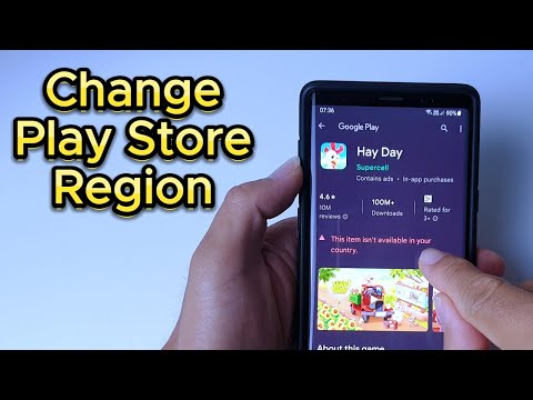How to change Play Store region 2024
