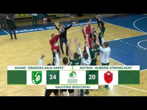 LRF rankinio taurės vyrų finalo akimirkos