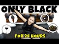 Using Only Black Colour For 24 Hours || Black Only Challenge || #LearnWithPari