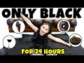 Using Only Black Colour For 24 Hours Black Only Challenge LearnWithPari