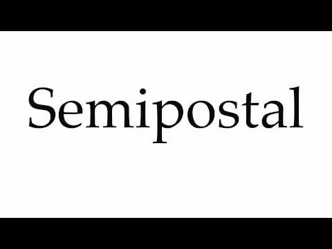 How to Pronounce Semipostal