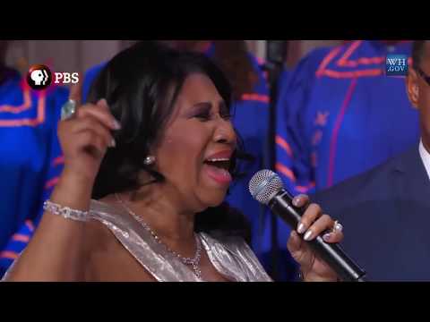 Aretha Franklin Feat. The Williams Brothers (Melvin and Doug) Live At White House - 2015