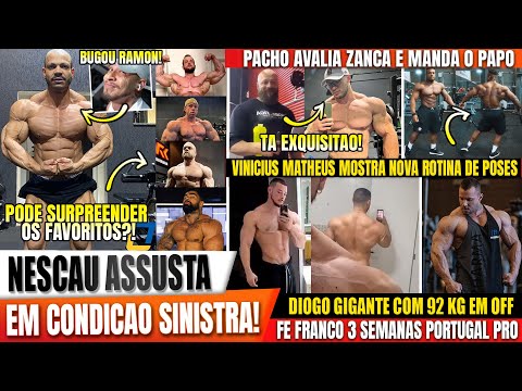 NESCAU APARECE INSANO E BUGA RAMON! PACHO AVALIA E COMENTA CONDICAO DE ZANCA! DIOGO , FE FRANCO E+